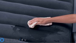 Надувной матрас Intex 64144 двуспальный (без насоса) (183x203x25) - фото 115799