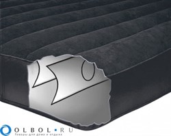 Надувной матрас Intex 64144 двуспальный (без насоса) (183x203x25) - фото 115800