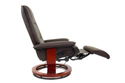 Кресло вибромассажное Calviano с подъемным пуфом и подогревом 2159 - фото 117935