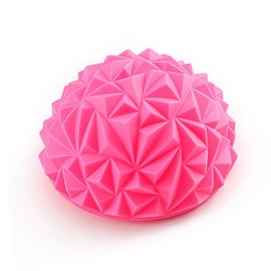 Полусфера массажная круглая надувная (розовая) (ПВХ) d-16,5см C33512-2 - фото 118354