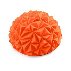Полусфера массажная круглая надувная (оранжевый) (ПВХ) d-16,5см C33512-7 - фото 118359