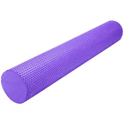 B31603-7 Ролик массажный для йоги (фиолетовый) 90х15см. - фото 118384