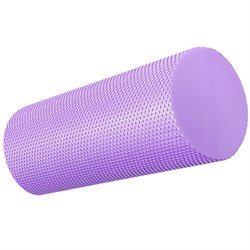 E39103-3 Ролик для йоги полумягкий Профи 30x15cm (фиолетовый) (ЭВА) - фото 118432