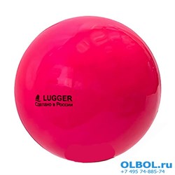 Мяч для художественной гимнастики однотонный, d=15 см (розовый) - фото 119037