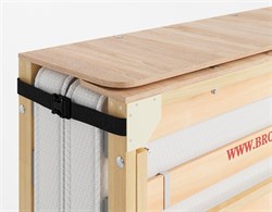 Двуспальная деревянная раскладушка Основа сна (120x200см) ВЕНГЕ - фото 119115