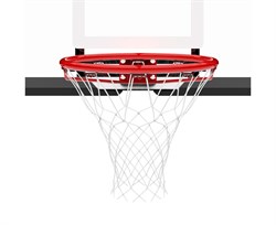 Кольцо баскетбольное DFC R2 45см (18") оранж./красное (б/крепежа и сетки) - фото 120634