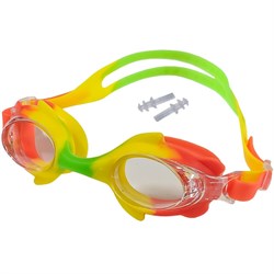B31570-6 Очки для плавания детские (желто/оранже/зеленые Mix-6) - фото 120726