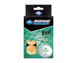 Мячики для н/тенниса DONIC ELITE 1* 40+, 6 штук, оранжевый 608518 - фото 121211