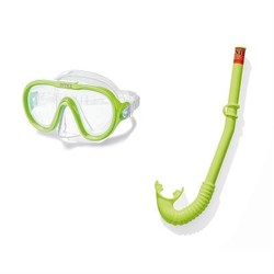 Комплект для плавания (маска+трубка) "Adventurer" Intex 55642  (8+) - фото 121921