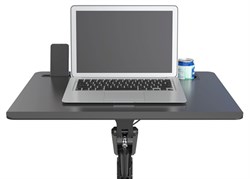 Стол для ноутбука Cactus VM-FDS101B столешница МДФ черный 70x52x105см (CS-FDS101BBK) - фото 121926