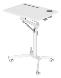 Стол для ноутбука Cactus VM-FDS101B столешница МДФ белый 70x52x107см (CS-FDS101WWT) - фото 121933
