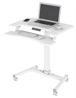 Стол для ноутбука Cactus VM-FDE103 столешница МДФ белый 91.5x56x123см (CS-FDE103WWT) - фото 121977