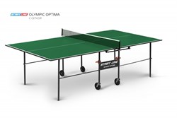 Стол для настольного тенниса Startline Olympic Optima, с сеткой 6023-3 GREEN - фото 125224