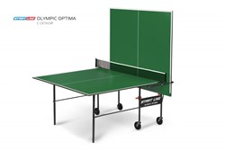 Стол для настольного тенниса Startline Olympic Optima, с сеткой 6023-3 GREEN - фото 125227