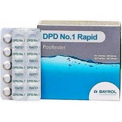 Таблетки для тестера: DPD 1 - таблетки для определения свободного хлора (в комплекте 10 таблеток) - фото 125367