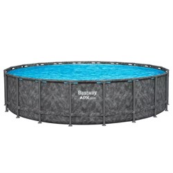 Bestway 561KE / Каркасный бассейн "APX 365" /610х132см/ + песочный фильтр-насос, лестница, тент, полисферы - фото 130016