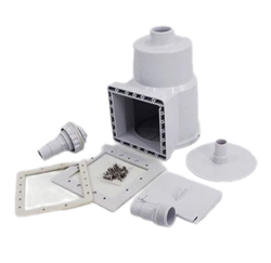 Морозоустойчивый бассейн MAGIC POOL / 300х132 см / скиммер, тент, подложка, песочный фильтр / цвет графит / KITPR3013G - фото 130650