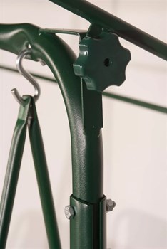 Садовые качели Таити зеленый (труба 32 мм) (166х106х148 см) цвет 317 - фото 130858