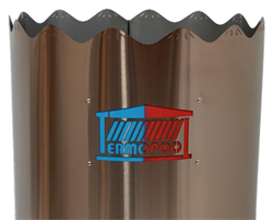 Водонагреватель для бассейна Termopool / Термопул Volcano Pro 30 Bronze (мощность 35 кВт., спираль 25 метров, 16 витков, 88кг) - фото 130978