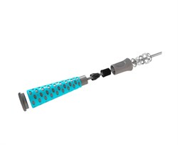 Спортивная скакалка DFC с подшипниками / 300 см / голубая TF-SR50B - фото 131997