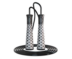 Спортивная скакалка DFC с подшипниками / 300 см / серая TF-SR50G - фото 132004