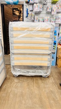 Раскладушка премиум класса Барвиха ЛЮКС с матрасом (205x90x40) - фото 132028