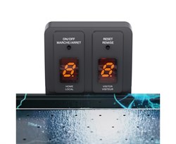 Игровой стол - аэрохоккей DFC RENWICK 54" LED 137 х 69 см AT-200 - фото 132122