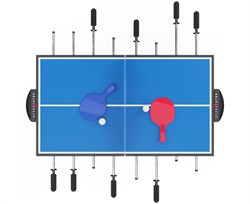 Игровой стол - трансформер DFC 48" 3 в 1 DT-T-2105 - фото 132303