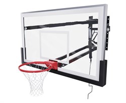 Баскетбольный щит DFC со съёмным регулятором высоты, стекло 12 мм, 180 х 105 см TG12MM180 - фото 132398