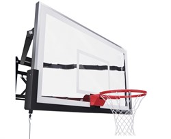 Баскетбольный щит DFC со съёмным регулятором высоты, стекло 12 мм, 180 х 105 см TG12MM180 - фото 132402