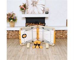 Массажный стол DFC NIRVANA Elegant PREMIUM, цвет оранжево-бежевый TS2010_OB2 / 211х97х89 см - фото 132823