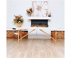 Массажный стол DFC NIRVANA, Optima, дерев. ножки, цвет кремовый (Cream) TS20110S_C / 186х60х84 см - фото 132976