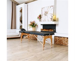 Массажный стол DFC NIRVANA, Relax Pro,  дерев. ножки, цвет черный (Black) TS3021_B1 / 219х91х84 см - фото 132998