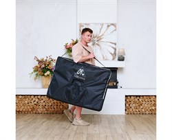 Массажный стол DFC NIRVANA, Relax Pro,  дерев. ножки, цвет черный (Black) TS3021_B1 / 219х91х84 см - фото 133008