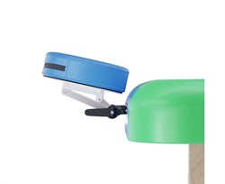 Массажный стационарный стол DFC NIRVANA, SUPERIOR2, дерев. ножки, 2 секции, цвет бирюз.с зелен. TS200 / 192х71х86 см - фото 133032