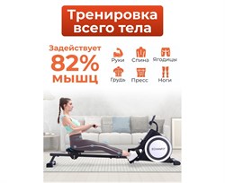 Гребной тренажер DFC ECHANFIT, складной CRW4107A-N - фото 133041