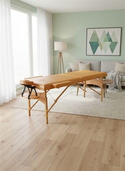 Массажный стол DFC NIRVANA, Relax, дерев. ножки, цвет горчичный (Mustard) TS20111_M / 186х70х84 см - фото 133057