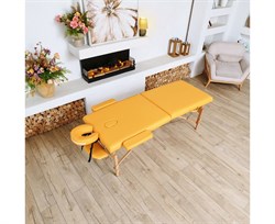 Массажный стол DFC NIRVANA, Relax, дерев. ножки, цвет горчичный (Mustard) TS20111_M / 186х70х84 см - фото 133061