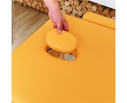 Массажный стол DFC NIRVANA, Relax, дерев. ножки, цвет горчичный (Mustard) TS20111_M / 186х70х84 см - фото 133063