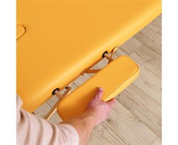 Массажный стол DFC NIRVANA, Relax, дерев. ножки, цвет горчичный (Mustard) TS20111_M / 186х70х84 см - фото 133064