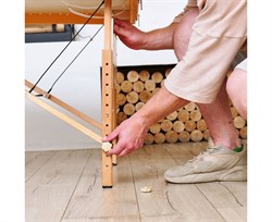 Массажный стол DFC NIRVANA, Relax, дерев. ножки, цвет горчичный (Mustard) TS20111_M / 186х70х84 см - фото 133065