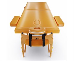 Массажный стол DFC NIRVANA, Relax, дерев. ножки, цвет горчичный (Mustard) TS20111_M / 186х70х84 см - фото 133069