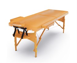 Массажный стол DFC NIRVANA, Relax, дерев. ножки, цвет горчичный (Mustard) TS20111_M / 186х70х84 см - фото 133078