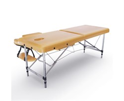 Массажный стол DFC NIRVANA, Elegant LUXE, 186х70х4 см, алюм. ножки, цвет горчичный (Mustard),  TS2010_M / 186х70х84 см - фото 133097