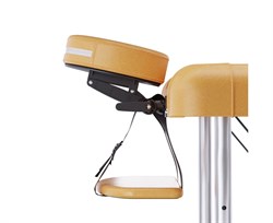 Массажный стол DFC NIRVANA, Elegant LUXE, 186х70х4 см, алюм. ножки, цвет горчичный (Mustard),  TS2010_M / 186х70х84 см - фото 133105