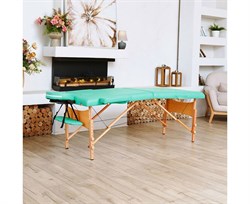 Массажный стол DFC NIRVANA, Optima, дерев. ножки, цвет зеленый (Green), TS20110S_Gr / 213х81х83 см - фото 133141