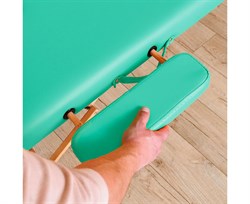 Массажный стол DFC NIRVANA, Optima, дерев. ножки, цвет зеленый (Green), TS20110S_Gr / 213х81х83 см - фото 133146