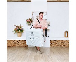 Массажный стол DFC NIRVANA, Relax, дерев. ножки, цвет бежевый + кремовый TS2021D_BC / 186х70х84 см - фото 133234