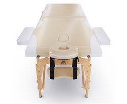 Массажный стол DFC NIRVANA, Relax, дерев. ножки, цвет бежевый + кремовый TS2021D_BC / 186х70х84 см - фото 133238