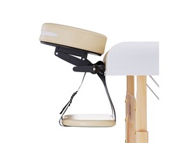 Массажный стол DFC NIRVANA, Relax, дерев. ножки, цвет бежевый + кремовый TS2021D_BC / 186х70х84 см - фото 133245